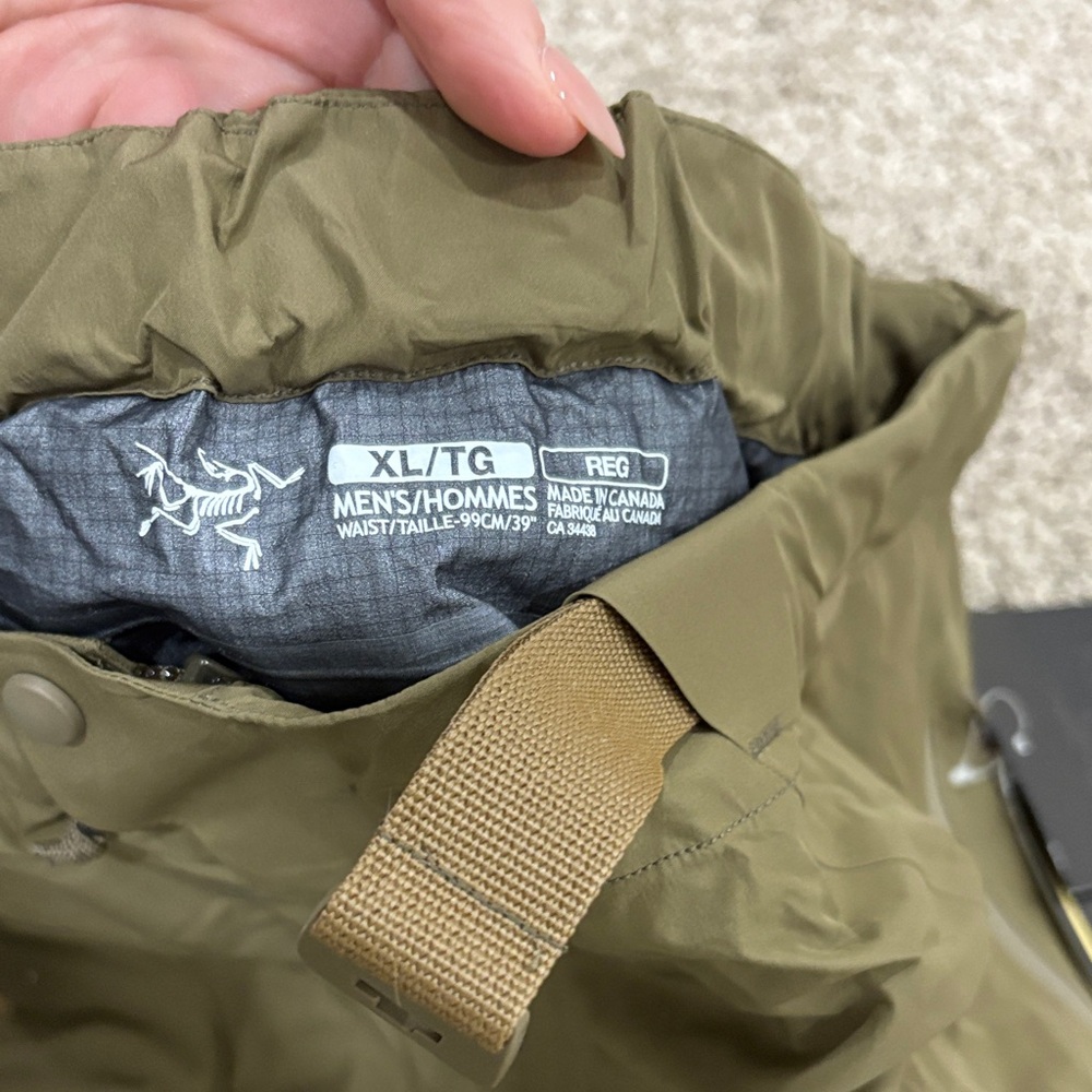 Arc'teryx Alpha LT Pant LEAF GORE-TEX Khaki Pants - Picture 6 of 11